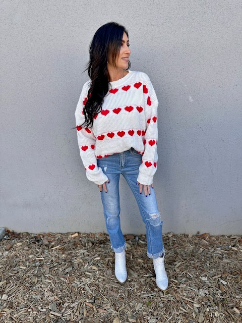 Be My Valentine Knit Pullover
