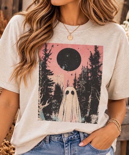 Into the Woods Ghost Graphic Tee