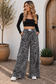 Wild at Heart Leopard Wide Leg Pants – Mocha & Gray