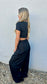 Hailey Wide Leg Lounge Set-Pants