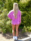 Harper Sweatshirt & Shorts Set-Shorts