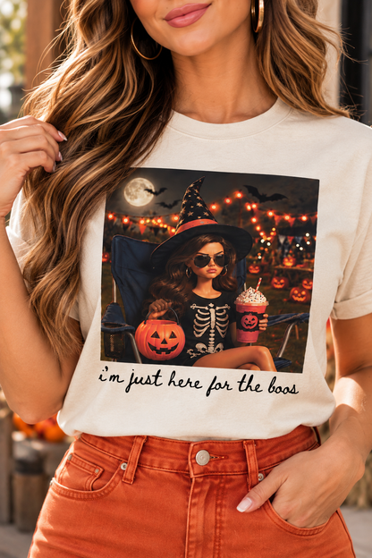Here for the Boos Halloween Graphic Tee