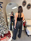 Mazie Strapless Sequins Jumpsuit