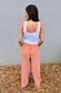 Meadow Lace Trim Linen Pants
