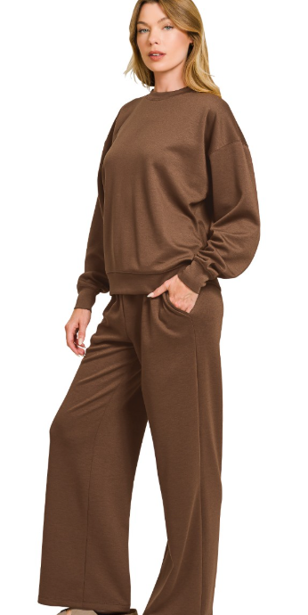 Crewneck Pullover & Pants Set
