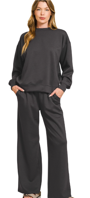 Crewneck Pullover & Pants Set