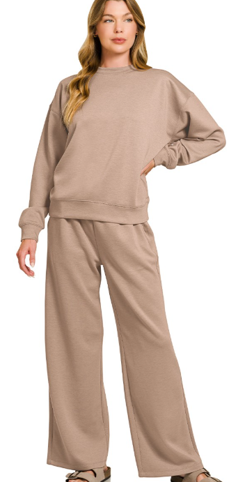 Crewneck Pullover & Pants Set