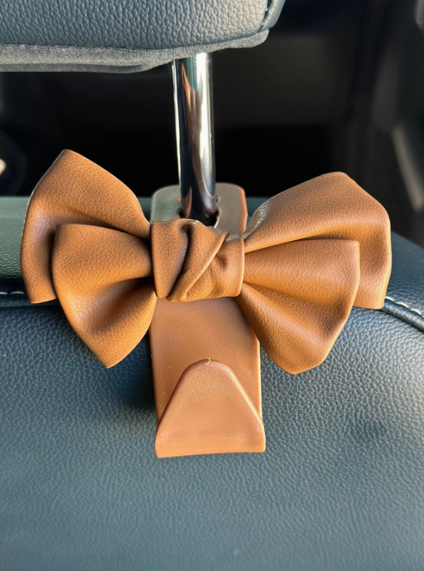 Car Bow Purse & Bag Holder
