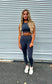 Sleeveless Top and Leggings-Top
