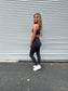 Sleeveless Top and Leggings-Top