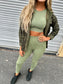 Sleeveless Top and Leggings-Top