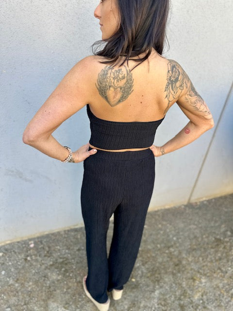 Vest Top Suit Set-Top