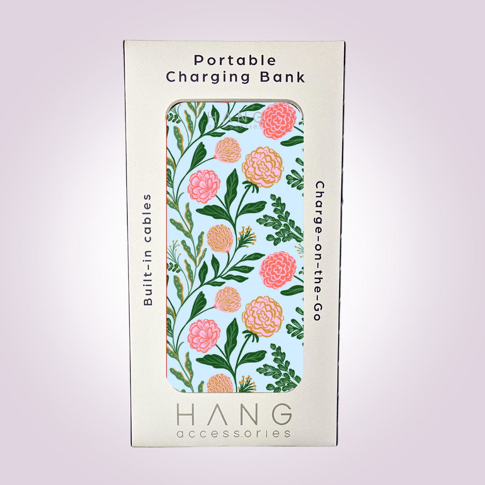 Power & Petals Portable Charger