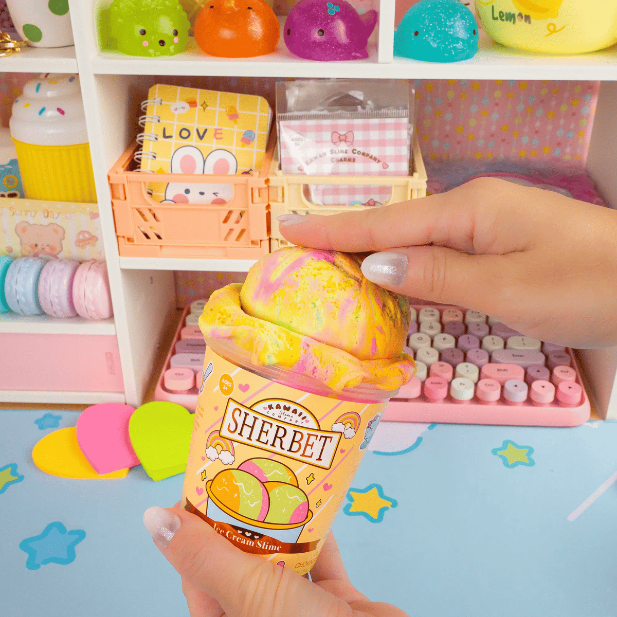 Sherbet Scented Ice Cream Pint Slime
