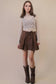 High Neck Sheer Lace Long Sleeve Top