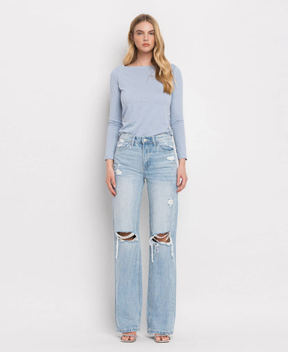 Skyline Vintage Super High Rise Flare Jeans