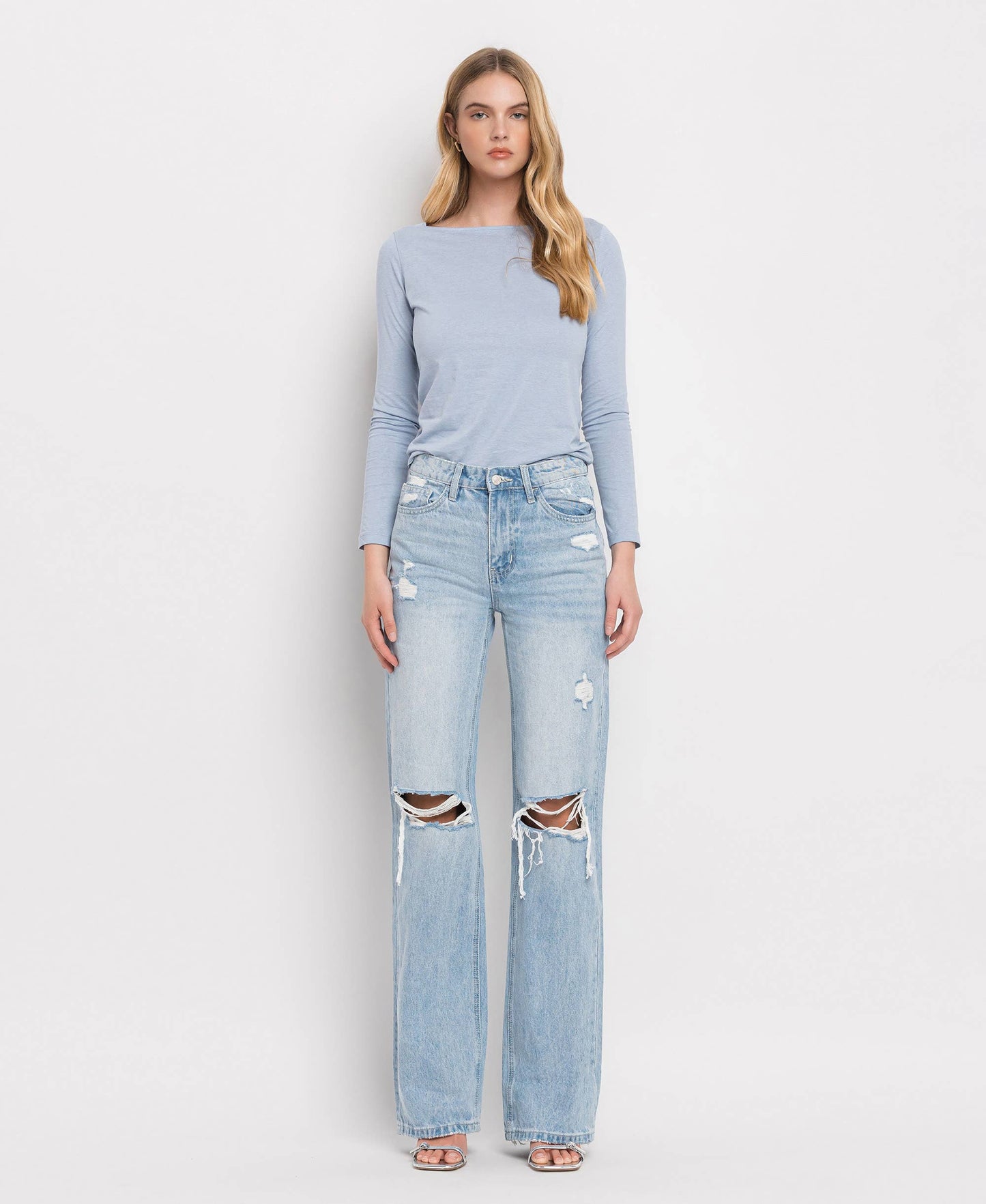 Skyline Vintage Super High Rise Flare Jeans