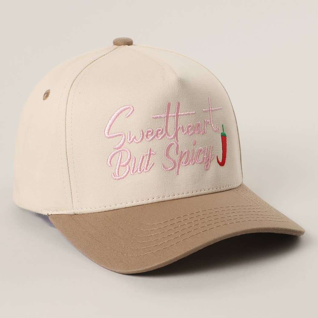Sweetheart, But Spicy Camo Trucker Hat | Embroidered Western Graphic Cap