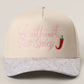 Sweetheart, But Spicy Camo Trucker Hat | Embroidered Western Graphic Cap