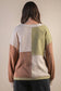 Oversized Color Block Top