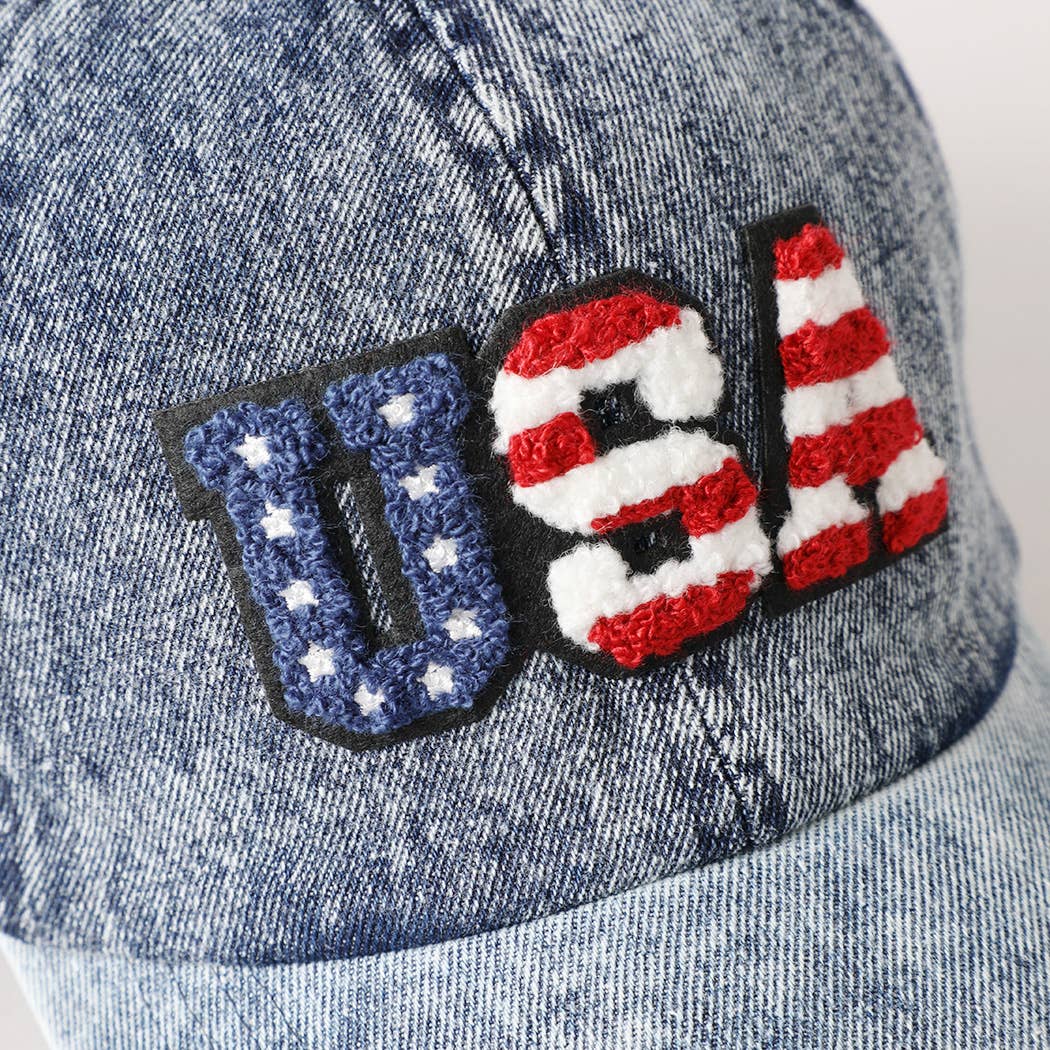 Stars & Stripes Denim Dad Hat