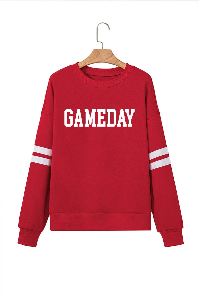 Sunday Kickoff Oversized Game Day Football Sweatshirt