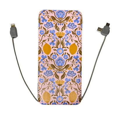 Power & Petals Portable Charger