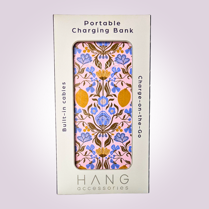 Power & Petals Portable Charger