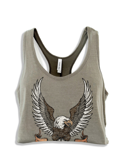 Born Free Freedom Thrills Eagle Boyfriend Tank