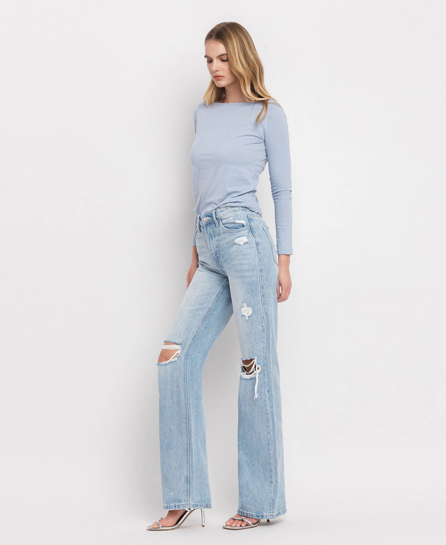 Skyline Vintage Super High Rise Flare Jeans