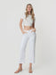 Coastal Chic Optic White Wide Leg Crop Jeans