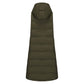 Sleeveless Long Puffer Vest – Quilted Maxi Puffer