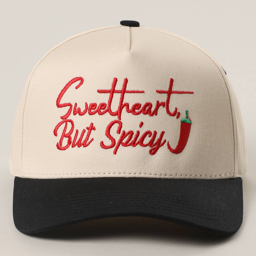 Sweetheart, But Spicy Camo Trucker Hat | Embroidered Western Graphic Cap