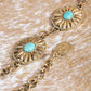 The Desert Bloom Concho Chain Belt
