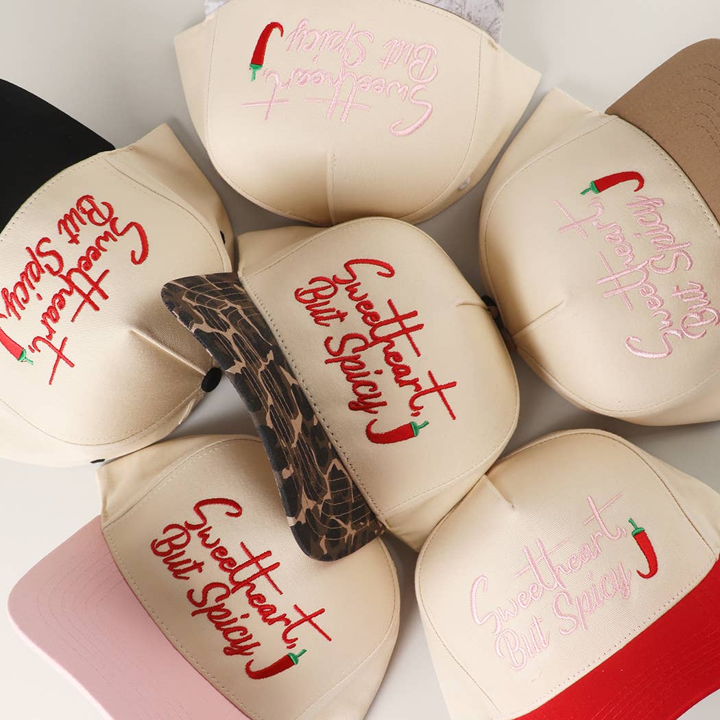 Sweetheart, But Spicy Camo Trucker Hat | Embroidered Western Graphic Cap