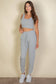 Cropped Tank Top & Jogger Set