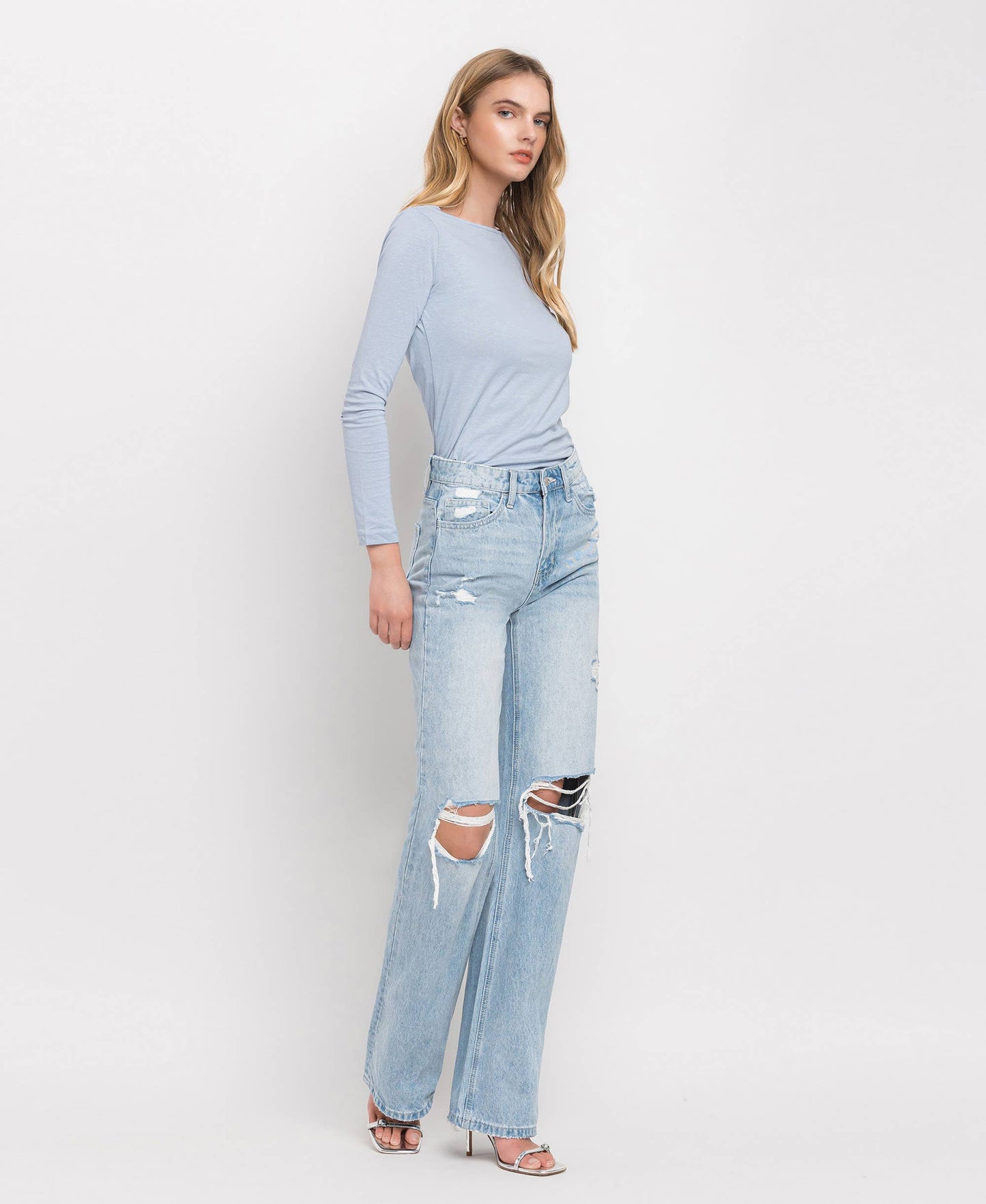Skyline Vintage Super High Rise Flare Jeans